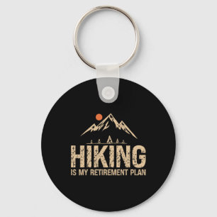 Wandelen Is Mijn Pensioenplan Wandelen Funny Hiker Sleutelhanger