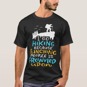 Wandelen Is Mijn Therapie Voor Wandelaars Kamperen T-shirt