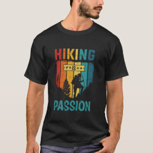 Wandelen Is Passie Reizen Berg Wandelaar Reiziger T-shirt
