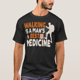 Wandelen Isa Mans Beste Geneeskunde T-shirt