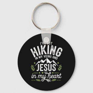 Wandelen Jezus Christus Religie Christelijke Wande Sleutelhanger
