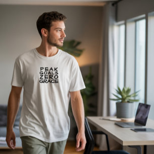 Wandelen kampeeravontuur humor zwart t-shirt