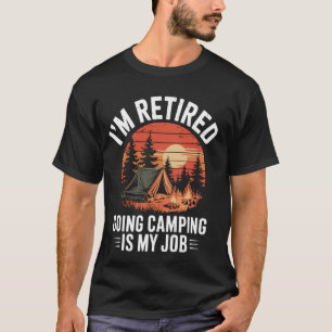 Wandelen Kamperen Buiten Kampeer Vuur Klassiek Kam T-shirt