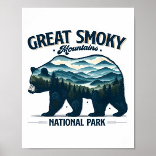 Wandelen Kamperen Great Smoky Mountains National P Poster