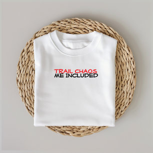 Wandelen kamperen outdoor humor zwart T-shirt