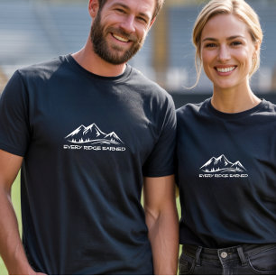 Wandelen kamperen trekking humor wit t-shirt