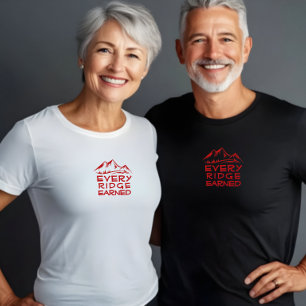 Wandelen kamperen trekking humor wit t-shirt