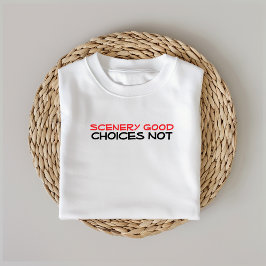 Wandelen kamperen trekking humor zwart T-shirt