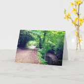 Wandelen langs de rivier kaart (Gele Bloem)