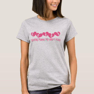 Wandelen maakt mijn hart blij t-shirt