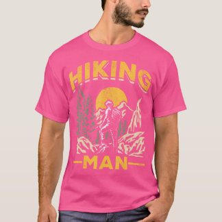 Wandelen Man Mountain Wandelen Outdoor Trekking -  T-shirt