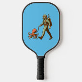 Wandelen met de octopus pickleball paddle (Achterkant)