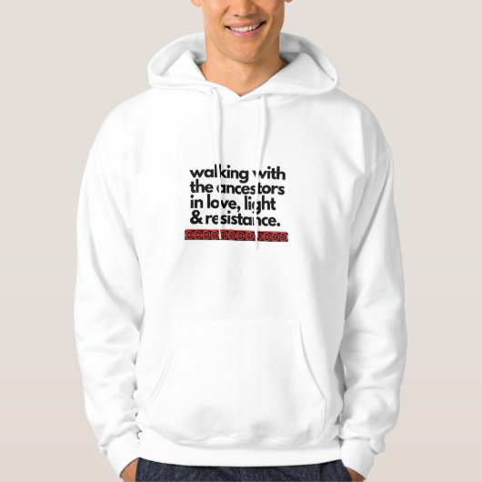 Wandelen met de voorouders T-shirt (Voorkant)