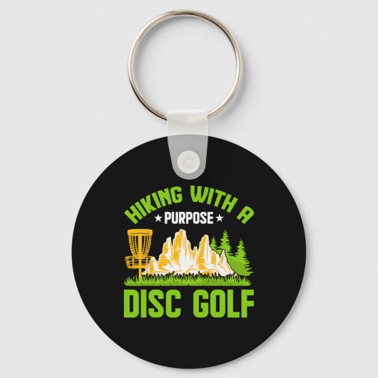 Wandelen met een doel discgolf sleutelhanger (Voorkant)