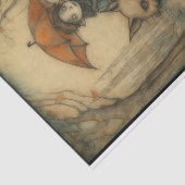Wandelen met een vos tissuepapier (Detail)