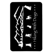 Wandelen met Honden Flex Magnet-Black Magneet (Verticaal)