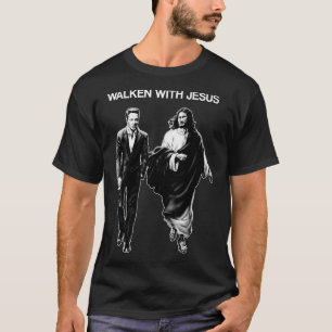 Wandelen met Jezus Christopher Walken Comfy Graphi T-shirt