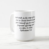 Wandelen met Jezus Koffiemok (Voorkant links)