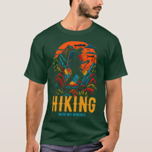 Wandelen met mijn berken t-shirt