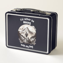 Wandelen met mijn hond Metal Lunchbox