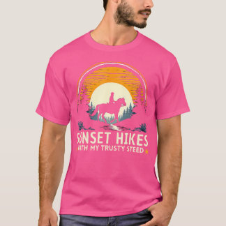  wandelen met mijn paardensportliefhebber t-shirt