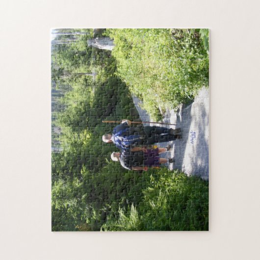 Wandelen met Opa Puzzel Legpuzzel (Verticaal)