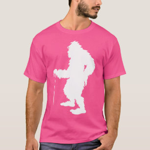 Wandelen met zijn kruk t-shirt