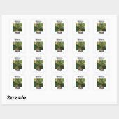 Wandelen Mijn Eigen Pad Volgen Zwerflust Vierkante Sticker (Vel)