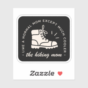 Wandelen moeder wandelaar cool mama grappig outdoo sticker