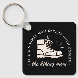 Wandelen moeder wandelaar grappig outdoor retro z sleutelhanger