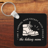 Wandelen moeder wandelaar grappig outdoor retro  z sleutelhanger (Voorkant)