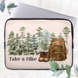Wandelen naar Mountain Outdoor Laptop Sleeve