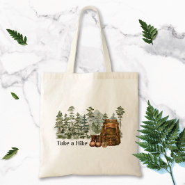 Wandelen naar Mountain Outdoor Natuur Tote Bag