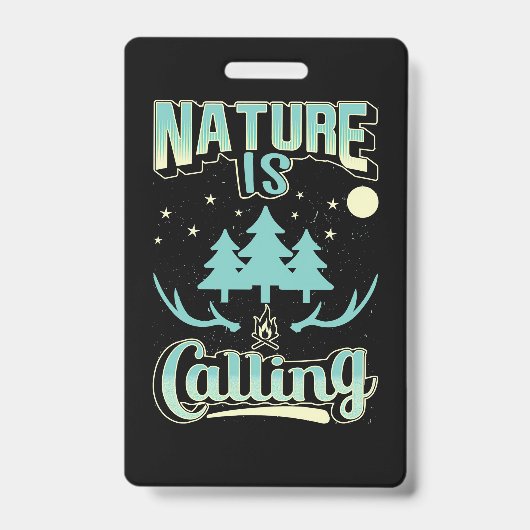 Wandelen Natuur Roept Badge (Voorzijde)