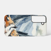 Wandelen Natuur Wilderness Mountains Samsung Galaxy Hoesje (Achterkant horizontaal)