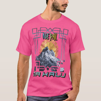 Wandelen Nepal Makalu Mountain Hike Mountaineer Ou T-shirt