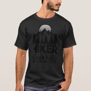 Wandelen nooit rommelen met een wandelende zomer v t-shirt