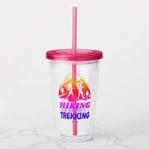 Wandelen of Trekken Acryl Drinkbeker