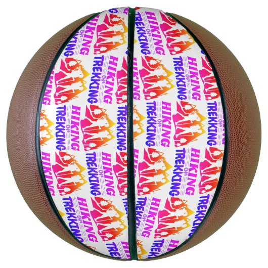 Wandelen of Trekken Basketbal (Verticaal)