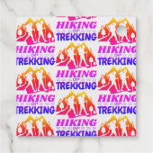 Wandelen of Trekken Bedankjes Labels (Achterkant)
