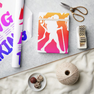Wandelen of Trekken Cadeaupapier
