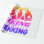 Wandelen of Trekken Cadeaupapier (Uitgerold)