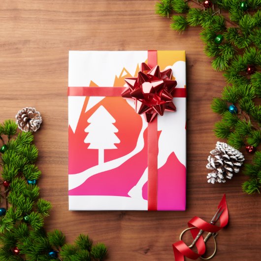 Wandelen of Trekken Cadeaupapier (Feestdagen Geschenken)
