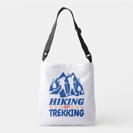 Wandelen of Trekken Crossbody Tas (Achterkant)