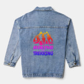 Wandelen of Trekken Denim Jacket (Achterkant)