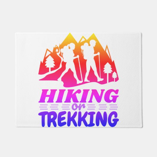 Wandelen of Trekken Deurmat (Voorkant)