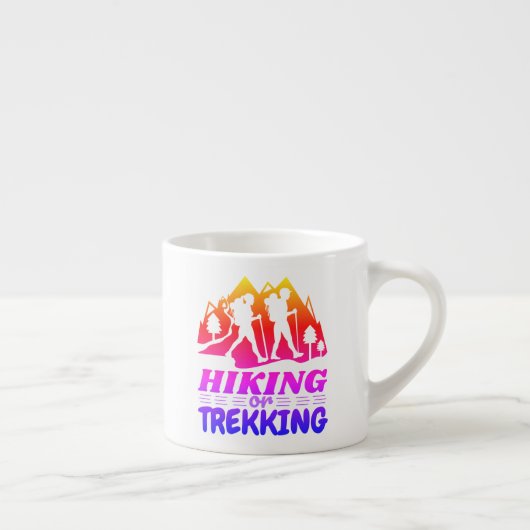 Wandelen of Trekken Espresso Kop (Rechts)