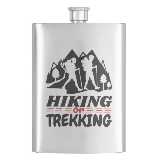 Wandelen of Trekken Flacon (Voorkant)