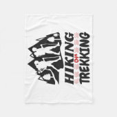 Wandelen of Trekken Fleece Deken (Voorkant)