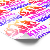 Wandelen of Trekken Foto Afdruk (Hoek)